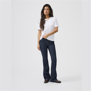  ONLY WAUW DARK BLUE DENIM FLARED RINSE - 15230472